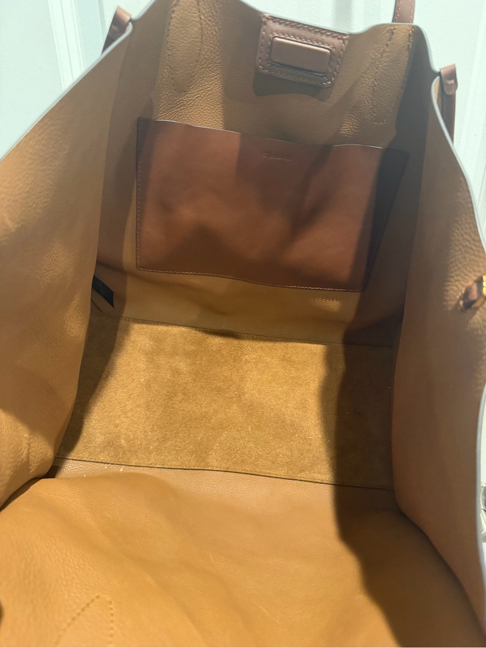 Madewell Lexington Oversized Suede Tote. - Picture 8 of 14
